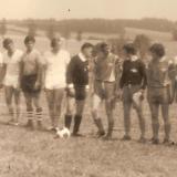 Přátelský zápas Spartak Batelov - BSG Hartha (NDR) 2:3 1973         